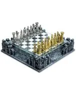 3D glass chess sets