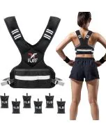 Adjustable Weighted Vest with Reflective Strips