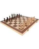 Folding portable chess sets