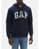 Logo Print Heavyweight Hoodie for Men