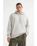 Relaxed Fit Hoodie with Adjustable Drawstrings