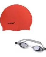 Swim Goggles and Cap Combo Pack