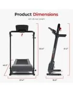 Adjustable Speed and Incline Treadmill