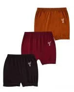 GUIDE Women's Cotton Bloomers (Pack of 3) (PLAIN_BLOOMER_BRN_MER_SNF_3PCS-55_BROWN::MEROON::SNUF_5XS)