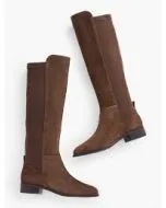 Suede Riding Boots