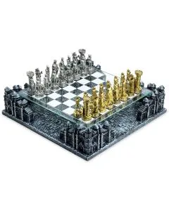 3D glass chess sets