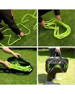 Adjustable Speed Hurdles with Carrying Bag