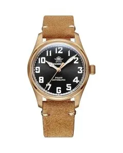 Bronze Aviator Watch