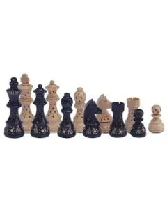 Hand-carved luxury chess pieces
