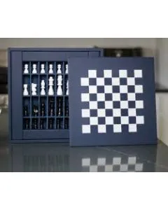 Leather chess board