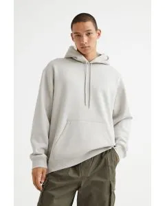 Relaxed Fit Hoodie with Adjustable Drawstrings