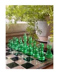 Resin chess pieces