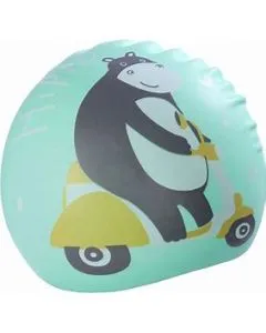 Silicone swimming cap