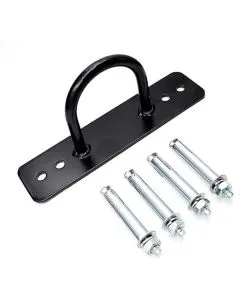 Stainless Steel Battle Rope Anchor Kit Heavy Duty Multipurpose Floor Wall Mount Suspension Point for Fitness