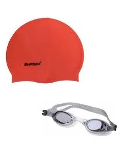 Swim Goggles and Cap Combo Pack