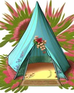 GraphicVista Vibrant Tent