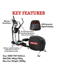 Quiet Smooth Cushioning Elliptical